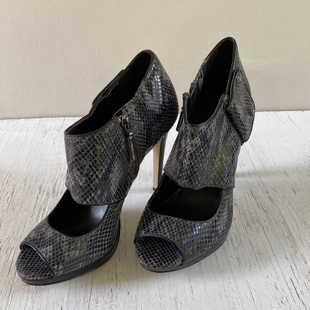 Calvin Klein Leonora Classic Python Print Heels - image 7